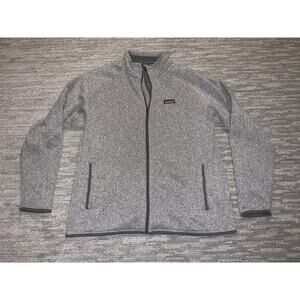 Patagonia Better Sweater Mens Heather Gray Full Zip Fleece XXL